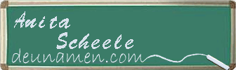 Anita Scheele Visitenkarte